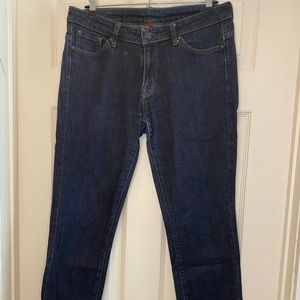 Dark Blue Skinny fit straight leg Uniqlo Jeans
